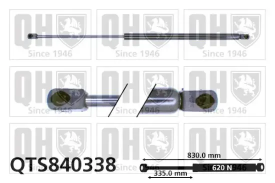 Gasfeder, Koffer-/Laderaum QUINTON HAZELL QTS840338 Bild Gasfeder, Koffer-/Laderaum QUINTON HAZELL QTS840338