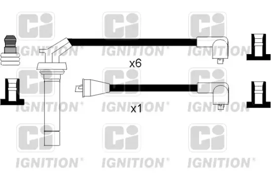 Zündleitungssatz QUINTON HAZELL XC169 Bild Zündleitungssatz QUINTON HAZELL XC169