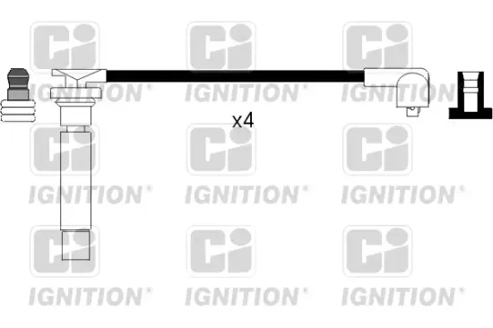Zündleitungssatz QUINTON HAZELL XC345 Bild Zündleitungssatz QUINTON HAZELL XC345