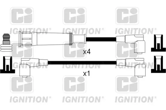 Zündleitungssatz QUINTON HAZELL XC561 Bild Zündleitungssatz QUINTON HAZELL XC561
