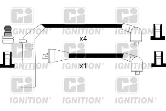 Zündleitungssatz QUINTON HAZELL XC807 Bild Zündleitungssatz QUINTON HAZELL XC807