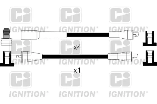 Zündleitungssatz QUINTON HAZELL XC912 Bild Zündleitungssatz QUINTON HAZELL XC912