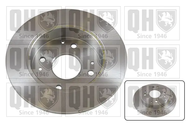Bremsscheibe Hinterachse QUINTON HAZELL BDC3784
