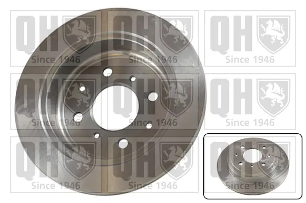 Bremsscheibe Hinterachse QUINTON HAZELL BDC4369