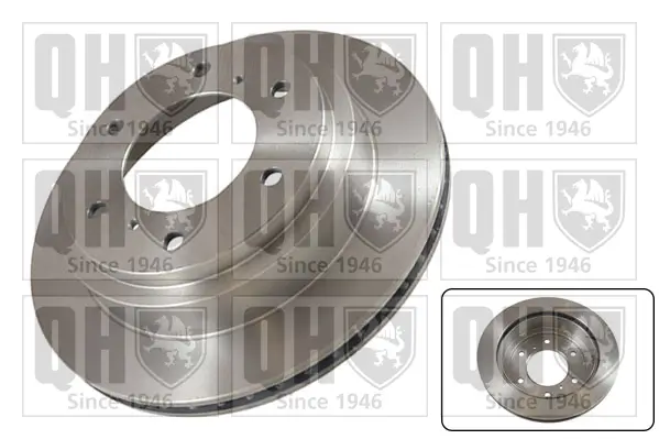 Bremsscheibe Hinterachse QUINTON HAZELL BDC5446