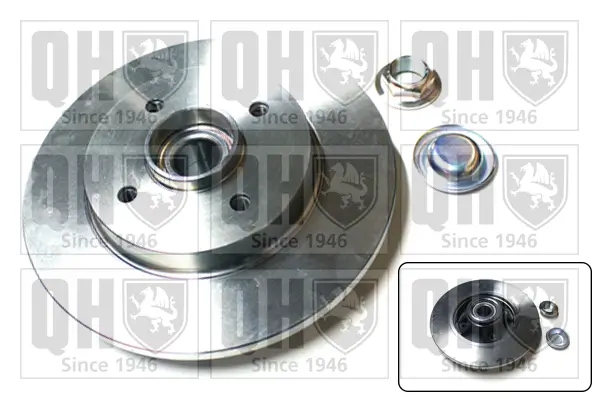 Bremsscheibe Hinterachse QUINTON HAZELL BDC5595