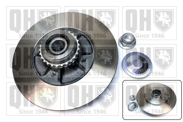 Bremsscheibe Hinterachse QUINTON HAZELL BDC6001