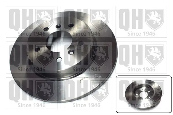 Bremsscheibe Hinterachse QUINTON HAZELL BDC6060