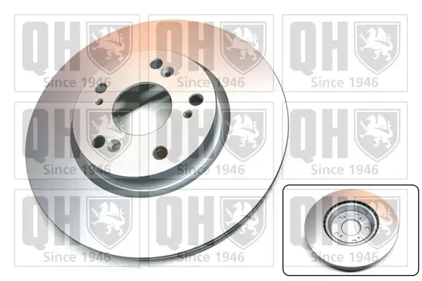 Bremsscheibe Vorderachse QUINTON HAZELL BDC6122