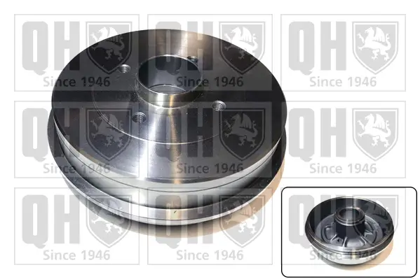 Bremstrommel Hinterachse QUINTON HAZELL BDR348