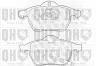 Bremsbelagsatz, Scheibenbremse Vorderachse QUINTON HAZELL BP1023