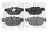 Bremsbelagsatz, Scheibenbremse Vorderachse QUINTON HAZELL BP1810