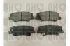 Bremsbelagsatz, Scheibenbremse Hinterachse QUINTON HAZELL BP2068 Bild Bremsbelagsatz, Scheibenbremse Hinterachse QUINTON HAZELL BP2068