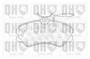 Bremsbelagsatz, Scheibenbremse Vorderachse QUINTON HAZELL BP540