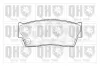 Bremsbelagsatz, Scheibenbremse Vorderachse QUINTON HAZELL BP586