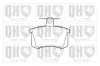 Bremsbelagsatz, Scheibenbremse Hinterachse QUINTON HAZELL BP685