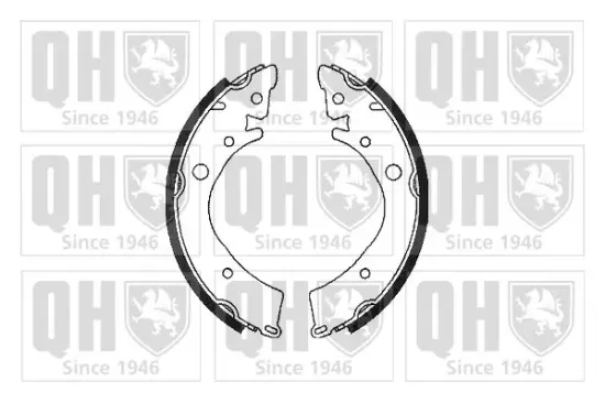 Bremsbackensatz Hinterachse QUINTON HAZELL BS732 Bild Bremsbackensatz Hinterachse QUINTON HAZELL BS732