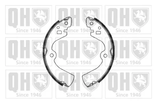 Bremsbackensatz Hinterachse QUINTON HAZELL BS744 Bild Bremsbackensatz Hinterachse QUINTON HAZELL BS744