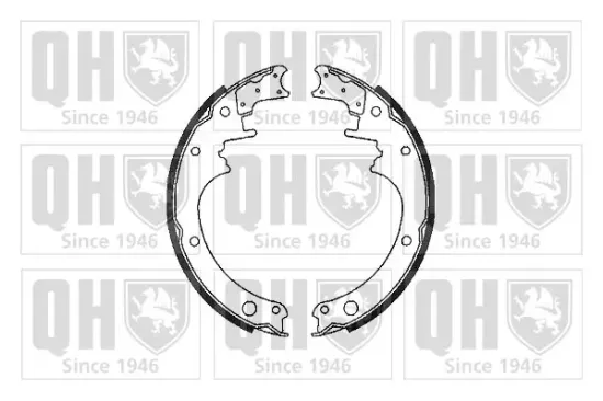 Bremsbackensatz Hinterachse QUINTON HAZELL BS747 Bild Bremsbackensatz Hinterachse QUINTON HAZELL BS747