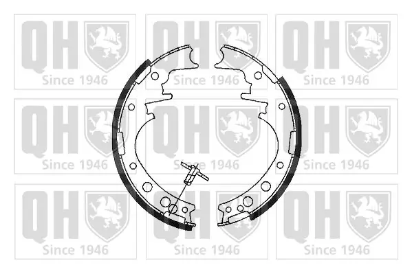 Bremsbackensatz Hinterachse QUINTON HAZELL BS759