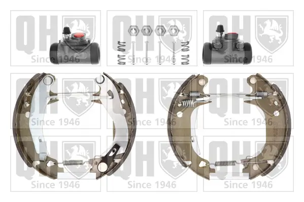 Bremsbackensatz Hinterachse QUINTON HAZELL BS804K1