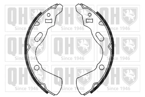 Bremsbackensatz Hinterachse QUINTON HAZELL BS869
