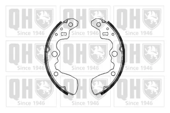 Bremsbackensatz Hinterachse QUINTON HAZELL BS892 Bild Bremsbackensatz Hinterachse QUINTON HAZELL BS892