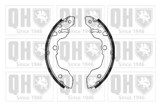 Bremsbackensatz Hinterachse QUINTON HAZELL BS931 Bild Bremsbackensatz Hinterachse QUINTON HAZELL BS931