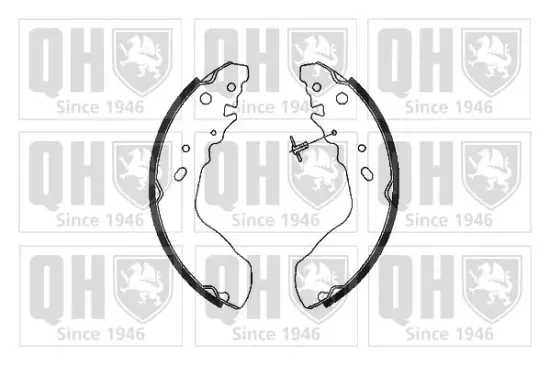 Bremsbackensatz Hinterachse QUINTON HAZELL BS997 Bild Bremsbackensatz Hinterachse QUINTON HAZELL BS997