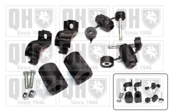 Reparatursatz, Stabilisatorlager Vorderachse beidseitig QUINTON HAZELL EMBK2408 Bild Reparatursatz, Stabilisatorlager Vorderachse beidseitig QUINTON HAZELL EMBK2408