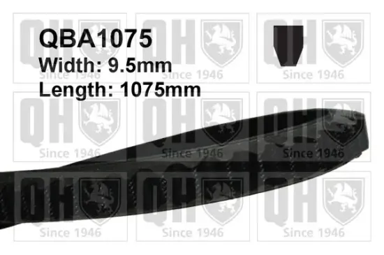 Keilriemen QUINTON HAZELL QBA1075 Bild Keilriemen QUINTON HAZELL QBA1075