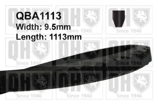Keilriemen QUINTON HAZELL QBA1113 Bild Keilriemen QUINTON HAZELL QBA1113