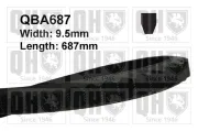 Keilriemen QUINTON HAZELL QBA687