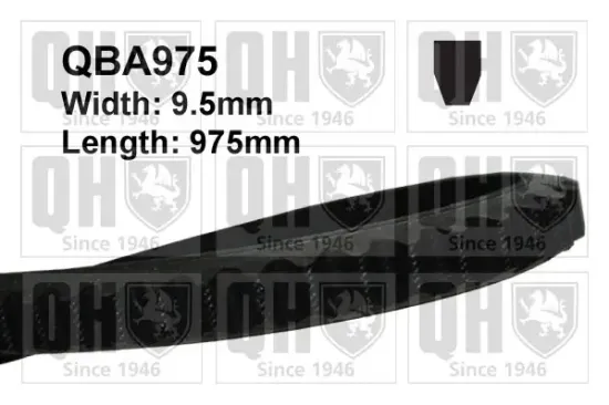 Keilriemen QUINTON HAZELL QBA975 Bild Keilriemen QUINTON HAZELL QBA975