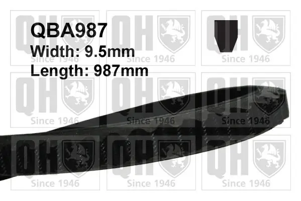 Keilriemen QUINTON HAZELL QBA987