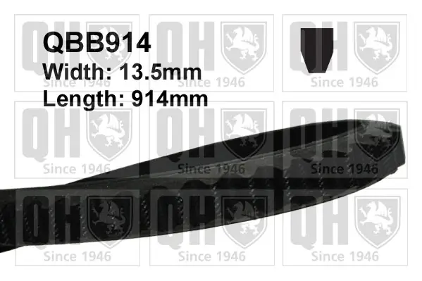 Keilriemen QUINTON HAZELL QBB914