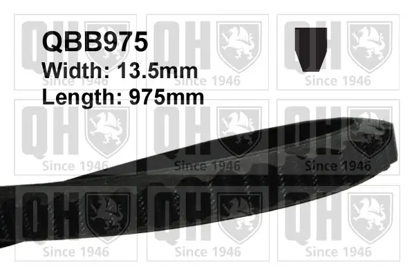 Keilriemen QUINTON HAZELL QBB975