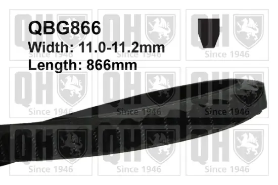 Keilriemen QUINTON HAZELL QBG866 Bild Keilriemen QUINTON HAZELL QBG866