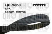 Keilrippenriemen QUINTON HAZELL QBR6950