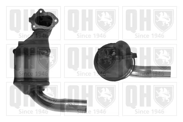 Katalysator vorne QUINTON HAZELL QCAT80434H