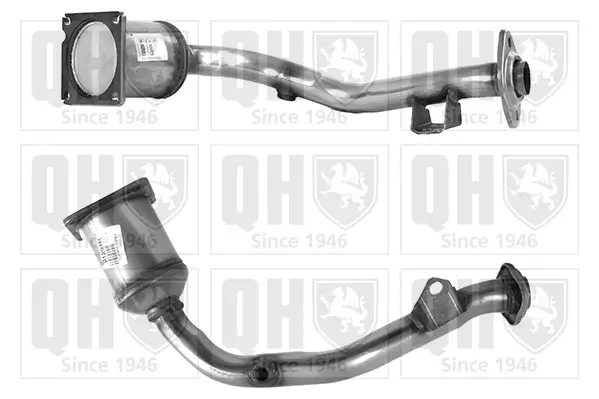 Katalysator vorne QUINTON HAZELL QCAT91291H