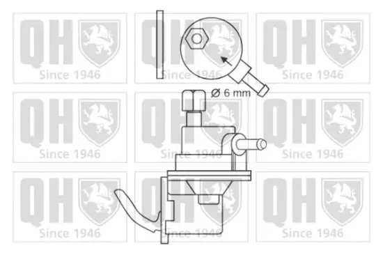 Kraftstoffpumpe QUINTON HAZELL QFP107 Bild Kraftstoffpumpe QUINTON HAZELL QFP107
