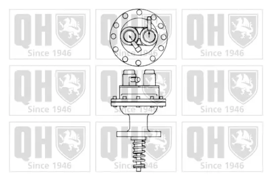 Kraftstoffpumpe QUINTON HAZELL QFP129 Bild Kraftstoffpumpe QUINTON HAZELL QFP129