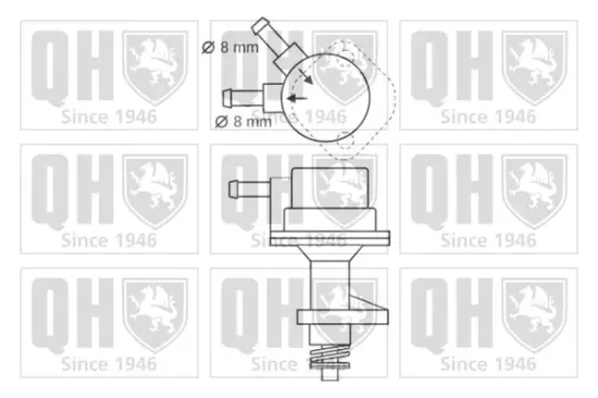 Kraftstoffpumpe QUINTON HAZELL QFP133 Bild Kraftstoffpumpe QUINTON HAZELL QFP133