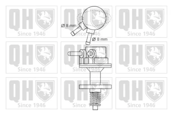 Kraftstoffpumpe QUINTON HAZELL QFP141 Bild Kraftstoffpumpe QUINTON HAZELL QFP141