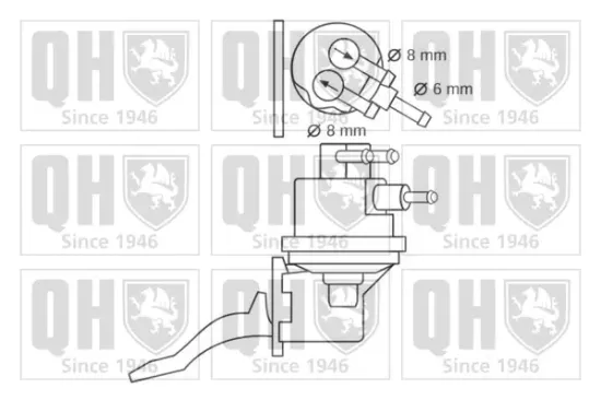 Kraftstoffpumpe QUINTON HAZELL QFP237 Bild Kraftstoffpumpe QUINTON HAZELL QFP237