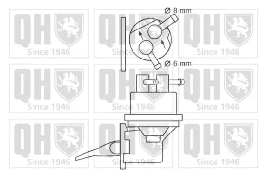 Kraftstoffpumpe QUINTON HAZELL QFP239 Bild Kraftstoffpumpe QUINTON HAZELL QFP239