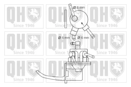 Kraftstoffpumpe QUINTON HAZELL QFP263 Bild Kraftstoffpumpe QUINTON HAZELL QFP263