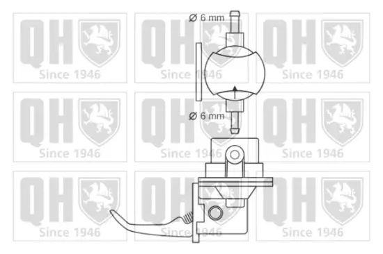 Kraftstoffpumpe QUINTON HAZELL QFP264 Bild Kraftstoffpumpe QUINTON HAZELL QFP264