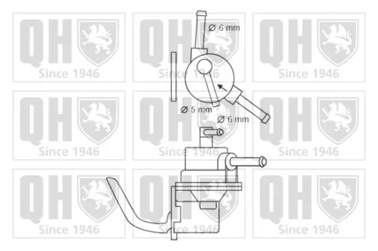 Kraftstoffpumpe QUINTON HAZELL QFP273 Bild Kraftstoffpumpe QUINTON HAZELL QFP273